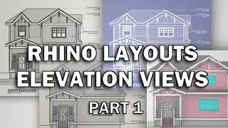 Create Elevations in Rhino Layouts - 1 of 3