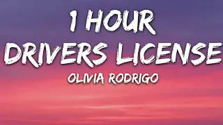 Olivia Rodrigo - drivers license (Lyrics) 🎵1 Hour🎵