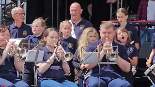 Kilkeel Silver Band  @ Schomberg Mourne Ulster Scots 11th July 2023 Afternoon