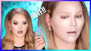 WORLD'S WEIRDEST MAKEUP SPONGE?? IT'S FUZZY!!