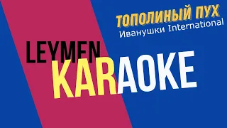 ТОПОЛИНЫЙ ПУХ | КАРАОКЕ | КАВЕР Олег Лейман (песня Иванушки International)