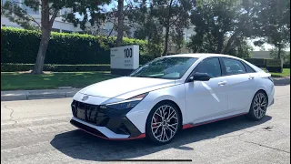 2022 Hyundai Elantra N on the road