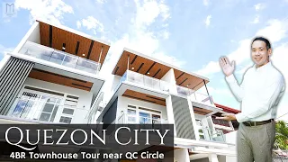 House Tour QC70 • "Just 5 Minutes to QUEZON CITY Circle!"  • 4BR Brand New Townhouse for Sale
