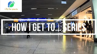 Frankfurt Airport… Connection Terminal 1 B-Gates Schengen to A Gates and Border Control Z-Gates