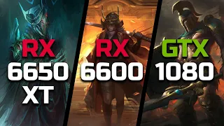 RX 6650 XT vs RX 6600 vs GTX 1080 - Test in 9 Games