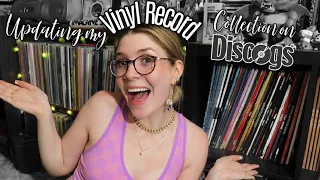 *UPDATING* My Vinyl Record Collection Catalog! | How Many Records Do I Own? Collection Value?