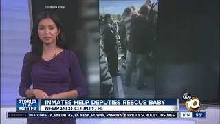 Inmates help deputies rescue baby