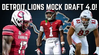 Detroit Lions Mock Draft 4.0! Includes Highlights, Strengths and Weaknesses, and More!!