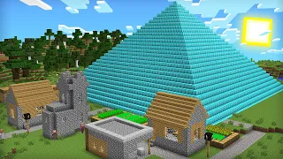 КТО ПОСТРОИЛ ЭТУ АЛМАЗНУЮ ПИРАМИДУ ВОЗЛЕ МОЕЙ ДЕРЕВНИ В МАЙНКРАФТ | Компот Minecraft