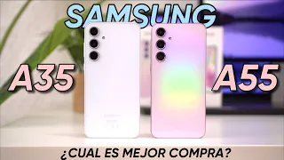 Samsung Galaxy A55 vs A35 ¿CUAL DEBES COMPRAR?