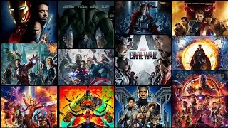 EVERY MARVEL CINEMATIC UNIVERSE MOVIE POSTERS | 2008 - 2018