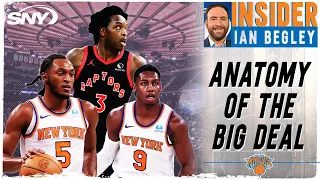 NBA Insider Ian Begley with more on the Knicks-Raptors blockbuster deal | SNY