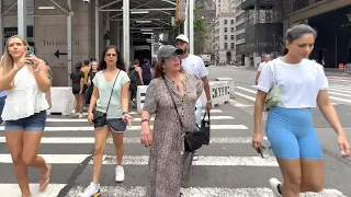 NEW YORK CITY - Walking Tour Manhattan ,6th Avenue,59th Street,5th Avenue, Travel ,NYC, USA,4K