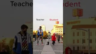 Who Danced Better 🤔 The teacher And Student 🔥 | #shuffledance #tuzelity #tiktok_hucin