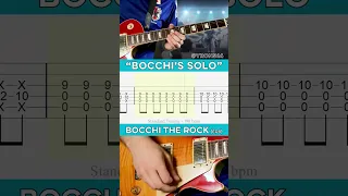 【TABS】BOCCHI THE ROCK! EP8 -「Bocchi's Solo (Ano Band)」#anime #guitar #bocchi #shorts