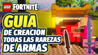 🛠️GUÍA DE FABRICACIÓN DE TODAS LAS ARMAS - Lego Fortnite