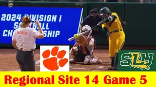 Southeastern Louisiana vs Clemson Softball Highlights, 2024 NCAA Regional Site 14 Game 5