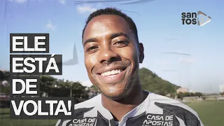 ROBINHO ESTÁ DE VOLTA AO SANTOS FC!