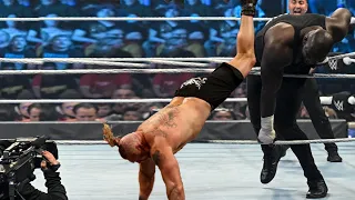 WWE 2023 Nigerian Giant vs The Beast Brock Lesnar Biggest Match Omos call Brock Lesnar go in th ring