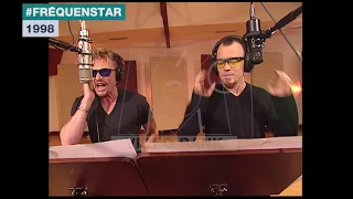 Extrait archives M6 Video Bank // Fréquenstar - Johnny Hallyday et Pascal Obispo (1998)