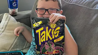 6 year old reviews NEW Takis Dragon Sweet Chili