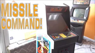 Fixing Atari's Legendary 1980 MISSILE COMMAND Arcade Game Cabinet!  PCB Repair & Ram Faults