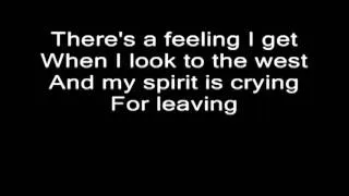 Led Zeppelin - Stairway To Heaven. Guitar&Vocal Backing Track+Lyrics