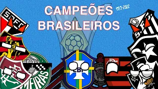 TODOS OS CAMPEÕESBRSILEIROS de futebol da Série A (1959-2022) 🇧🇷