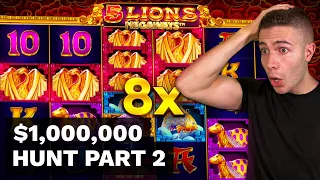 $1000000 BONUS HUNT OPENING - Part 2 🎰 95 Slot Bonuses - Peking Luck & Mysterious