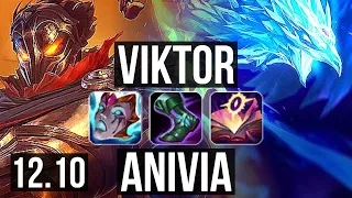 VIKTOR vs ANIVIA (MID) | 7/0/2, 700+ games, Godlike | NA Grandmaster | 12.10