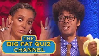 Richard Ayoade is Tanked Up and Mel B is Confused | Big Fat Quiz of the Year 2014