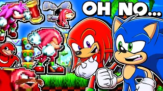 🔴💨 TOO MANY KNUCKLES!! - Sonic & Knuckles Play Sonic Mania & Knuckles PLUS KNUCKLES MOD!!