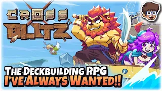 The Deckbuilder RPG I've Always Wanted!! | Let's Try Cross Blitz | #ad
