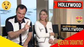 MARGOT ROBBIE & QUENTIN TARANTINO   "Once Upon a Time in Hollywood"
