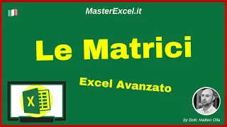 MasterExcel.it - Tutorial Excel: le Matrici (o array) in Excel come usare una formula matrice