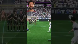 Salah vs Dembele free kick challenge #eafc24 #football #shorts #short #fifa