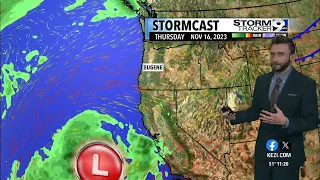 November 11 11 p.m. Weathercast - More rain on the way, but a dry period is on the horizon