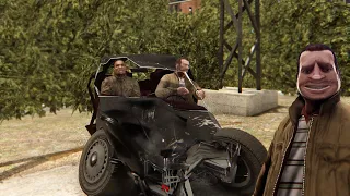 In traffic at a speed of 9999999, Niko's about to have a breakdown！ - GTA4