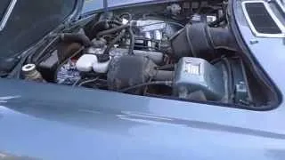 1971 Volvo 1800E engine.