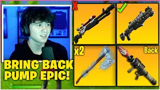 BUGHA Uses NEW BUFFED PICKAXE & PROVES TACS Are Better Than Charge Shotgun While Playing Arena!