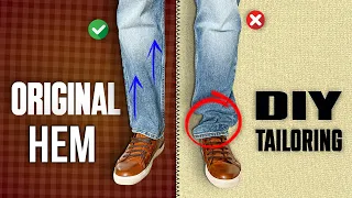 Guys, ROCK The PERFECT Length Jeans With This Easy Hemming Tutorial!