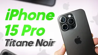 iPhone 15 Pro Titane Noir : UNBOXING & PREMIÈRES IMPRESSIONS ! (après 2 ans avec l'iPhone 13)
