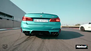 New BMW M5 vs Mercedes AMG E63s Drag Race