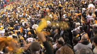 Super Bowl XLIII: Stress, then celebration