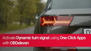 How to activate Dynamic turn signal Audi & Volkswagen vehicles