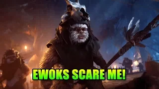 EWOKS ARE SCARY! - Night On Endor | Star Wars Battlefront 2