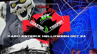 North Sea Coaster Trooper  Parc Asterix Oct 23 Helloween best of