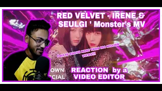 VIDEO EDITOR REACTS TO Red Velvet - IRENE & SEULGI 'Monster' MV (Music Video Reaction/Review)