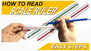 HOW TO READ AND USE THE SCALE RULER.