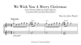 We Wish You A Merry Christmas - Christmas piano sheet music